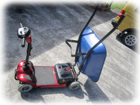 Small electric wheelbarrow